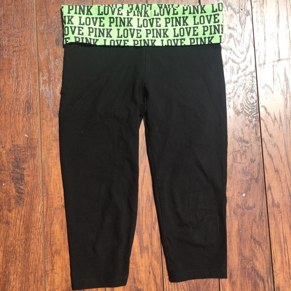 Pink Yoga crop pants